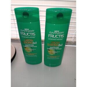 Garnier Fructis Grow Strong 2 In 1 Lot Of 2